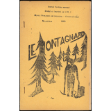 Journal scolaire Freinet. Le Montagnard. Novembre, 1953.