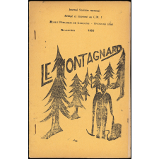 Journal scolaire Freinet. Le Montagnard. Novembre, 1953.