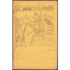 Journal scolaire Freinet. Le Montagnard. Février, 1954.