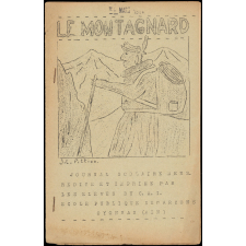 Journal scolaire Freinet. Le Montagnard. Mars, 1954.