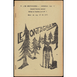 Journal scolaire Freinet. Le Montagnard. Mai juin, [1954].