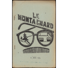 Journal scolaire Freinet. Le Montagnard. Décembre, 1954.
