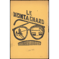 Journal scolaire Freinet. Le Montagnard. Janvier, 1955.