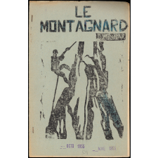 Journal scolaire Freinet. Le Montagnard. Octobre novembre, 1955.