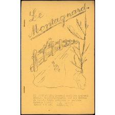 Journal scolaire Freinet. Le Montagnard. Décembre, 1955.