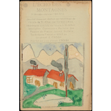 Journal scolaire Freinet. L'écho des montagnes. N°4, janvier, 1955.
