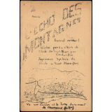 Journal scolaire Freinet. L'écho des montagnes. N°1, octobre, 1950.