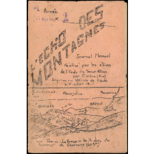 Journal scolaire Freinet. L'écho des montagnes. N°2, novembre, 1950.