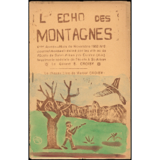 Journal scolaire Freinet. L'écho des montagnes. N°2, novembre, 1952.
