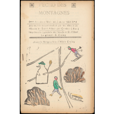 Journal scolaire Freinet. L'écho des montagnes. N°4, janvier, 1954.