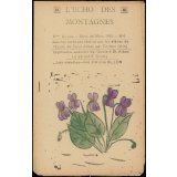 Journal scolaire Freinet. L'écho des montagnes. N°6, mars, 1954.