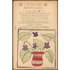Journal scolaire Freinet. L'écho des montagnes. N°6, mars, 1955.