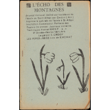 Journal scolaire Freinet. L'écho des montagnes. N°4, février, 1957.