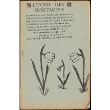 Journal scolaire Freinet. L'écho des montagnes. N°4, février, 1957.