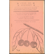 Journal scolaire Freinet. L'écho des montagnes. N°6, mai, 1961.