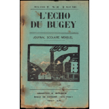 Journal scolaire Freinet. L'écho du Bugey. N°26, avril, 1951.