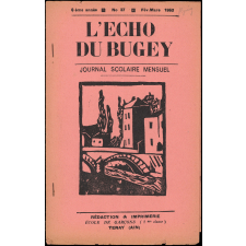 Journal scolaire Freinet. L'écho du Bugey. N°37, février mars, 1953.