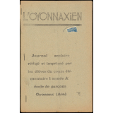 Journal scolaire Freinet. L'oyonnaxien. [1948].