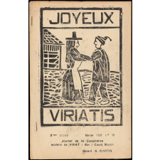 Journal scolaire Freinet. Joyeux viriatis. N°12, février, 1951.