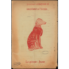 Journal scolaire Freinet. Murmures de nos étangs. Novembre, 1950.