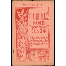 Journal scolaire Freinet. Murmures de nos étangs. Mars avril, 1951.