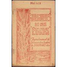 Journal scolaire Freinet. Murmures de nos étangs. Mai, 1951.