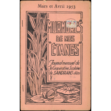 Journal scolaire Freinet. Murmures de nos étangs. Mars avril, 1953.