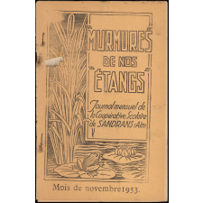 Journal scolaire Freinet. Murmures de nos étangs. Novembre, 1953.