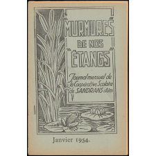 Journal scolaire Freinet. Murmures de nos étangs. Janvier, 1954.