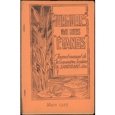 Journal scolaire Freinet. Murmures de nos étangs. Mars, 1955.