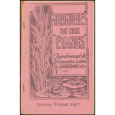 Journal scolaire Freinet. Murmures de nos étangs. Janvier février, 1957.