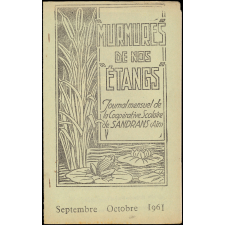 Journal scolaire Freinet. Murmures de nos étangs. Septembre octobre, 1961.