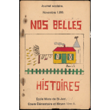 Journal scolaire Freinet. Nos belles histoires. Novembre, 1950.