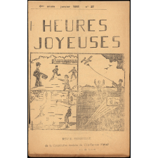 Journal scolaire Freinet. Heures joyeuses. N°27, janvier, 1951.