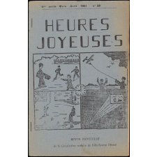 Journal scolaire Freinet. Heures joyeuses. N°28, mars avril, 1951.