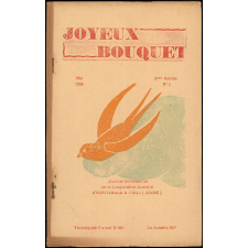 Journal scolaire Freinet. Joyeux bouquet. N°5, mai, 1958.