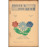 Journal scolaire Freinet. Joyeux bouquet. N°2, décembre, 1958.