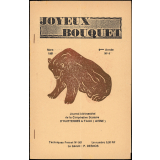 Journal scolaire Freinet. Joyeux bouquet. N°4, mars, 1961.