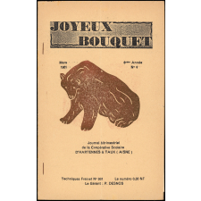 Journal scolaire Freinet. Joyeux bouquet. N°4, mars, 1961.