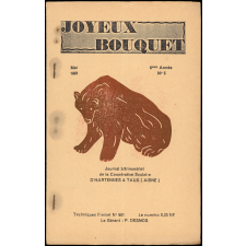 Journal scolaire Freinet. Joyeux bouquet. N°5, mai, 1961.