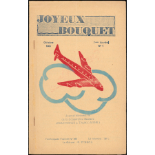 Journal scolaire Freinet. Joyeux bouquet. N°1, octobre, 1961.