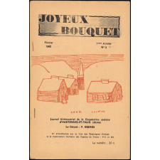 Journal scolaire Freinet. Joyeux bouquet. N°3, février, 1962.