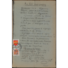 Journal scolaire Freinet. La butineuse. N°4, janvier, [1951].