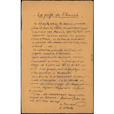 Journal scolaire Freinet. La butineuse. N°1, octobre, [1952].