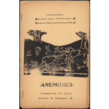 Journal scolaire Freinet. Anémones. N°1, octobre, [1950].