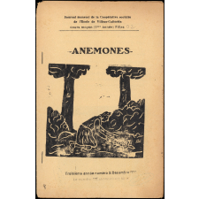 Journal scolaire Freinet. Anémones. N°3, décembre, 1950.