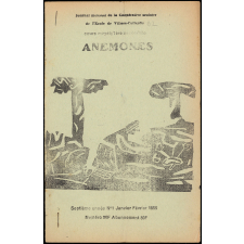 Journal scolaire Freinet. Anémones. N°1, janvier février, 1955.