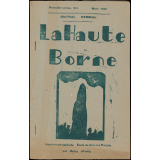 Journal scolaire Freinet. La haute borne. N°1, mars, 1947.