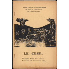Journal scolaire Freinet. Le cerf. N°1, octobre, [1950].
