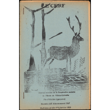 Journal scolaire Freinet. Le cerf. N°4, janvier, 1954.